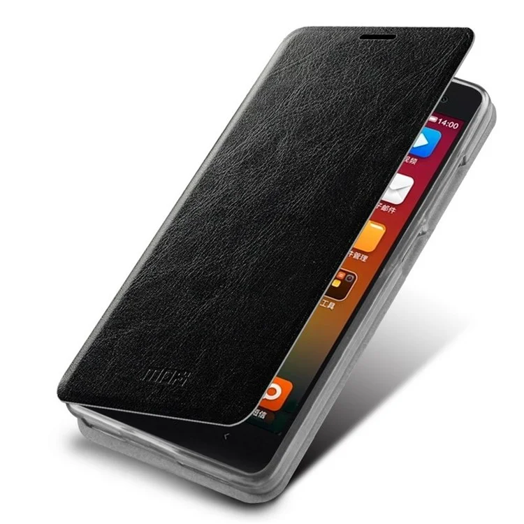 MOFI Rui Series Leather Case for Xiaomi 4 MI4 w/ Stand - Black