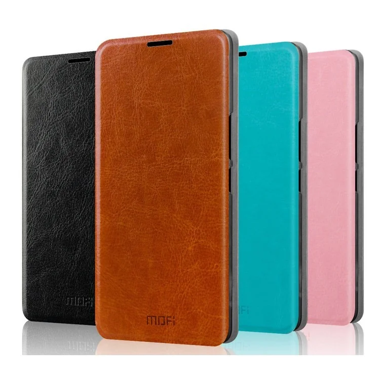 MOFI Rui Series Leather Case for Xiaomi 4 MI4 w/ Stand - Black