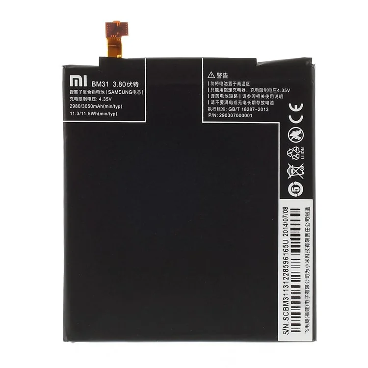OEM BM31 3050mAh Battery for Xiaomi 3 MI3