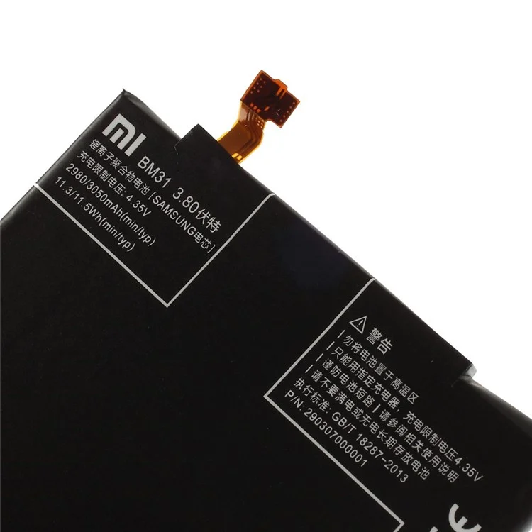 OEM BM31 3050mAh Battery for Xiaomi 3 MI3