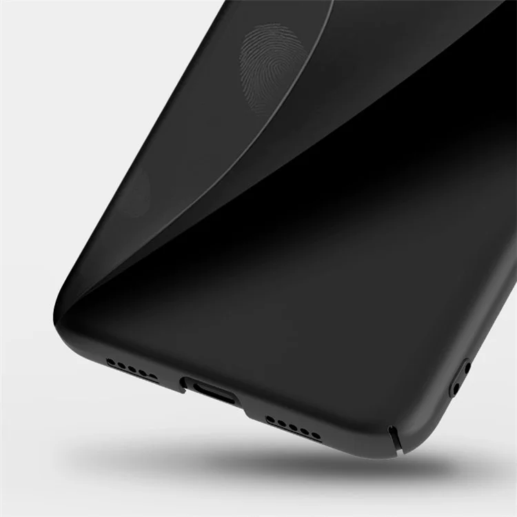 X-LEVEL Knight Series Matte Hard PC Back Phone Case for Xiaomi Mi 8 (6.21-inch) - Black