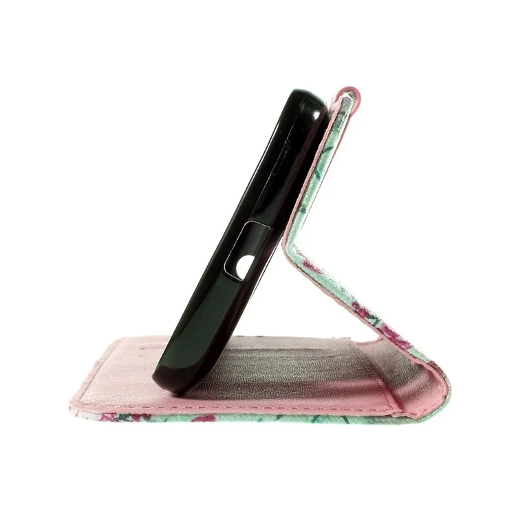 Callfree Wallet Leather Case for Alcatel One Touch Pop C7 OT-7040E - Eiffel Tower and Flowers