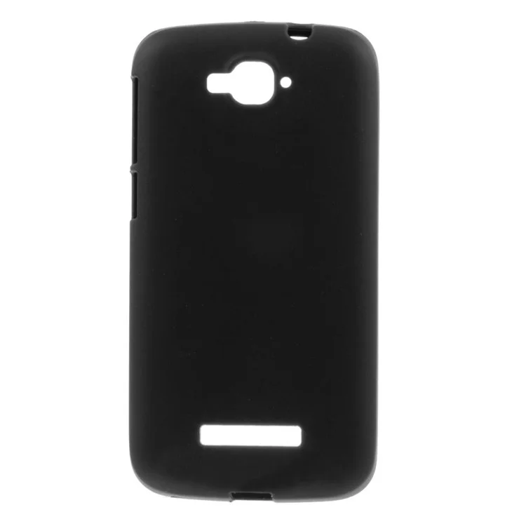 Frosted TPU Gel Cover for Alcatel One Touch Pop C7 OT-7040E 7040A - Black