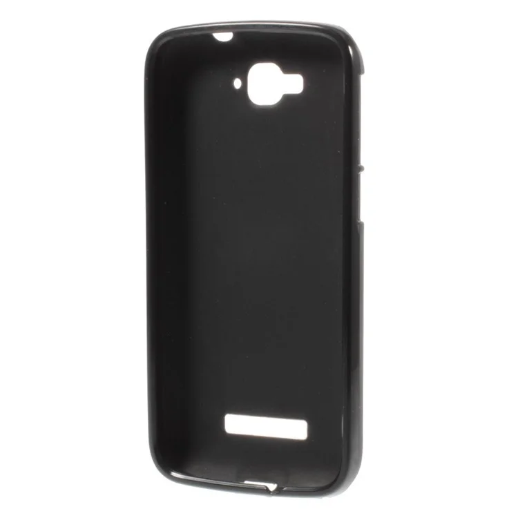 Frosted TPU Gel Cover for Alcatel One Touch Pop C7 OT-7040E 7040A - Black