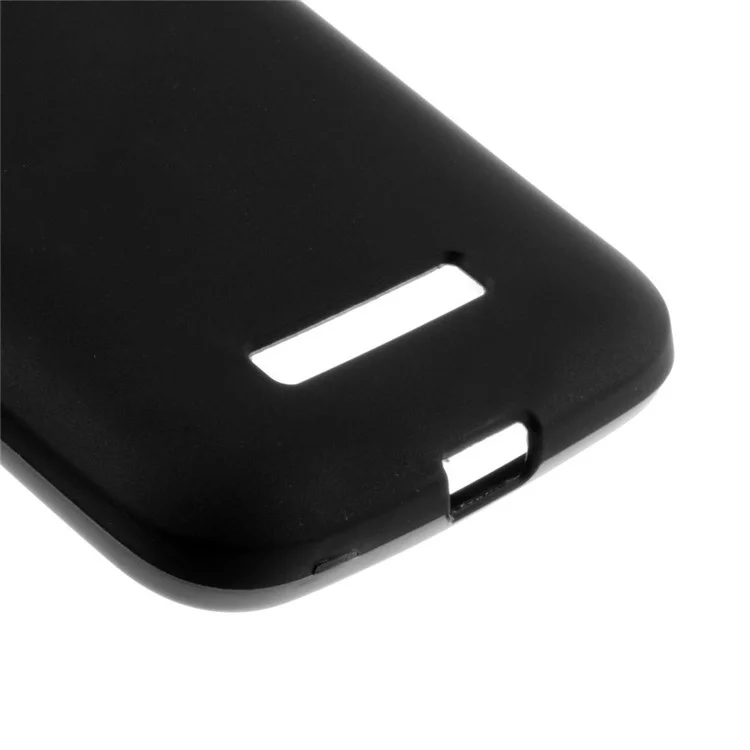Frosted TPU Gel Cover for Alcatel One Touch Pop C7 OT-7040E 7040A - Black