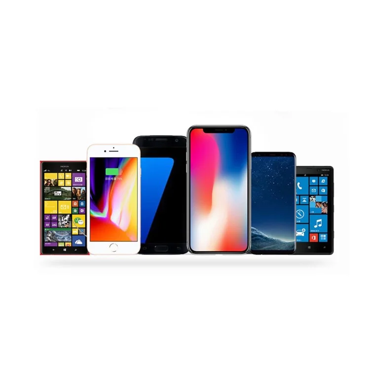 Multifunctional Ports Qi Wireless Charger Stand for iPhone Samsung LG Etc - Black