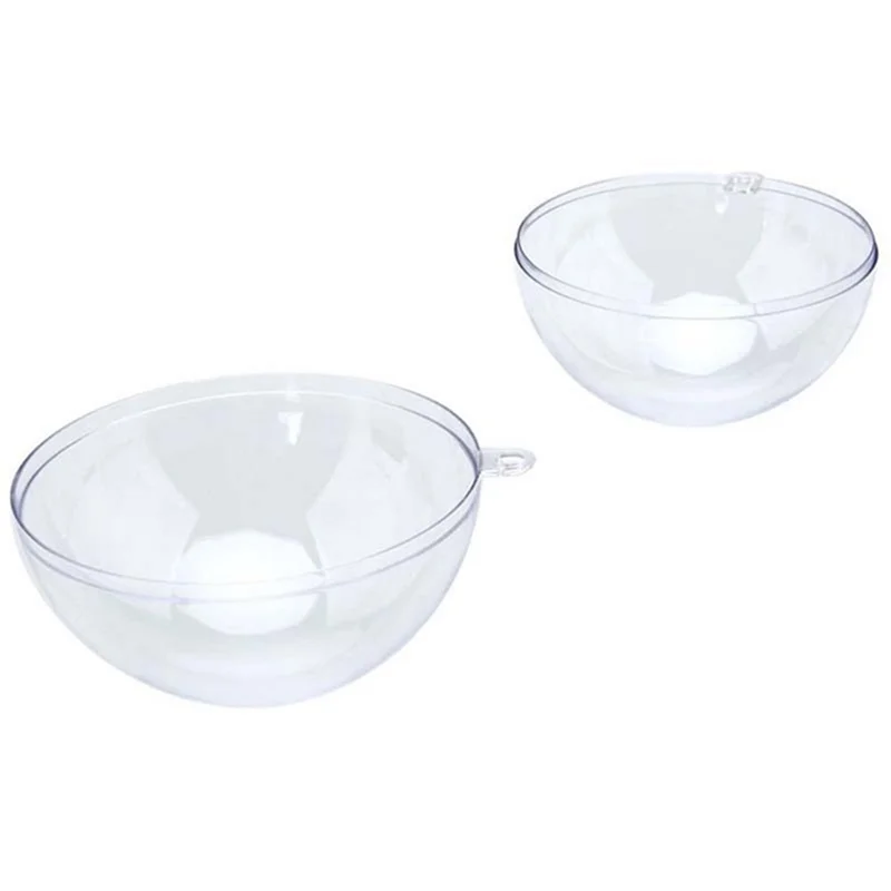 Transparent Plastic Christmas Gift Ball Fillable Christmas Gift Ball DIY Craft Tree Ornaments