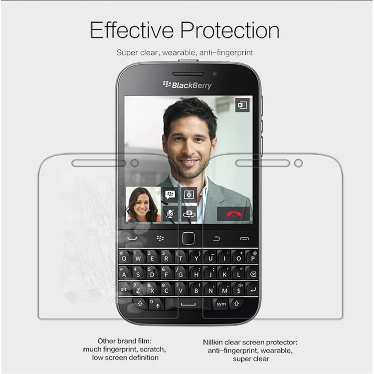 NILLKIN for Blackberry Classic Q20 Anti-fingerprint Ultra Clear LCD Screen Protector Film