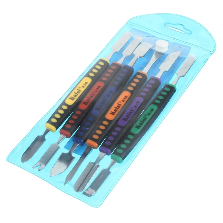 Kaisi 6 in 1 Dual Enden Metal Spudger Set Prezing Repair Tool Kit Für Smartphone -tablet