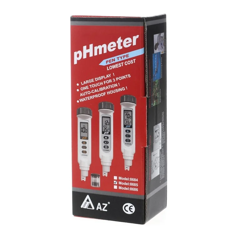 AZ8685 Medidor de Bolso Portátil e à Prova d'Água Tester de pH 