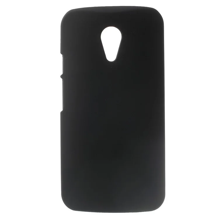 Black Rubberized Plastic Hard Case for Motorola Moto G2 G (2nd gen) XT1063 XT1072 / Dual SIM