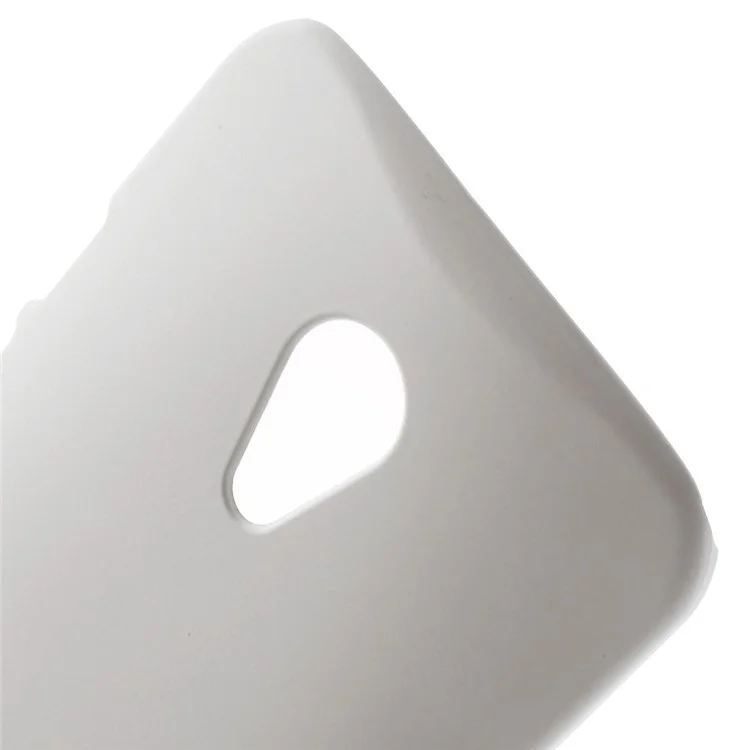 White Rubberized Plastic Hard Cover for Motorola Moto G2 G (2nd gen) XT1063 XT1072 / Dual SIM