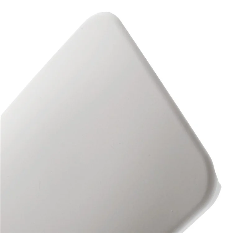 White Rubberized Plastic Hard Cover for Motorola Moto G2 G (2nd gen) XT1063 XT1072 / Dual SIM