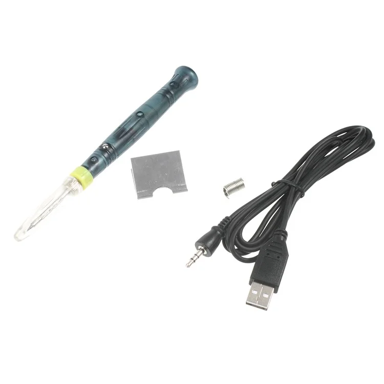 Portable 5V 8W USB Powered Soldering Iron Pen with Stand Tool Kit