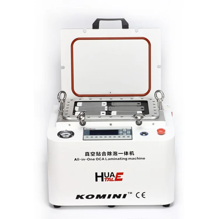 HUATALEHON 2-in-1 LCD Laminating & Debubbling Machine for iPhone Samsung HTC LCD Repair (KOMINI)