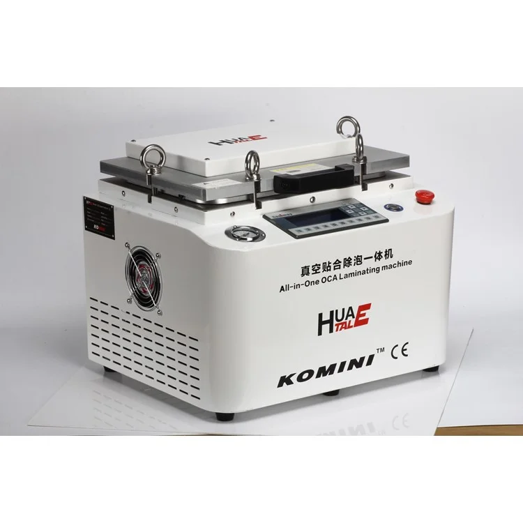 HUATALEHON 2-in-1 LCD Laminating & Debubbling Machine for iPhone Samsung HTC LCD Repair (KOMINI)