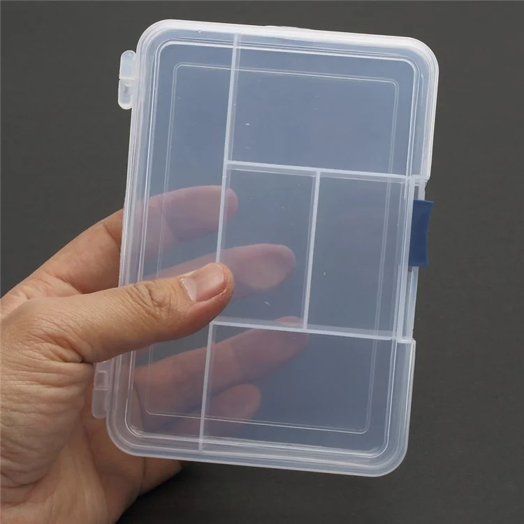 BEST 5 Slots Small Parts Component Storage Box Case Organizer, Size: 120 x 70mm