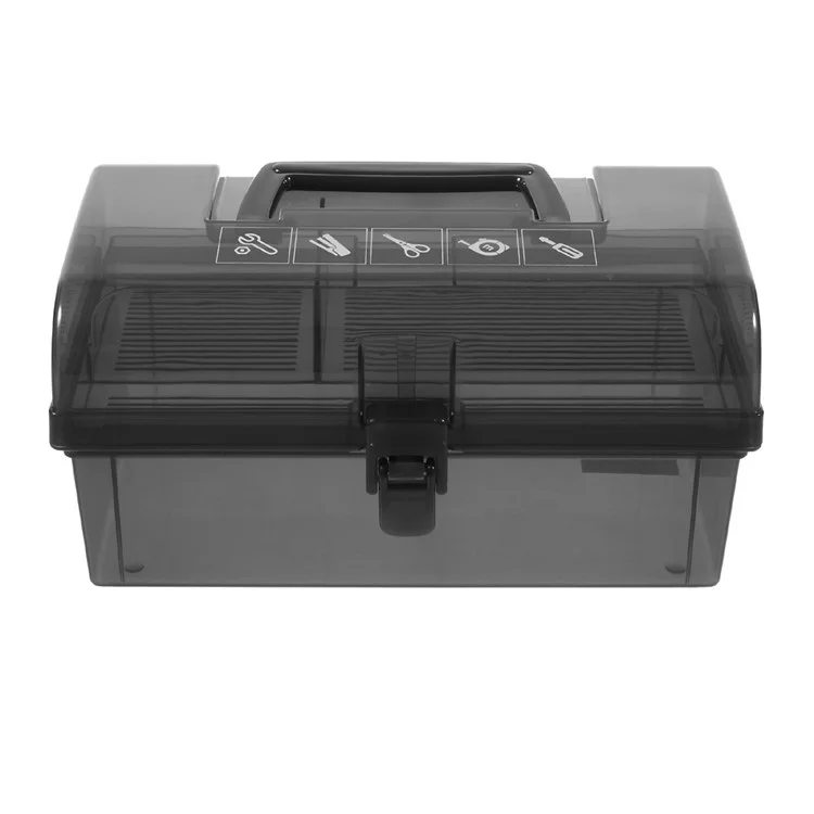 TCM-7732 Double-layered Practical PP Tool Storage Box, Size: 210 x 110 x 115mm