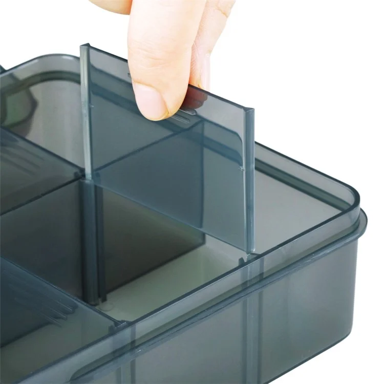Detachable Components Repair Parts Storage Box 9 Compartments Trays