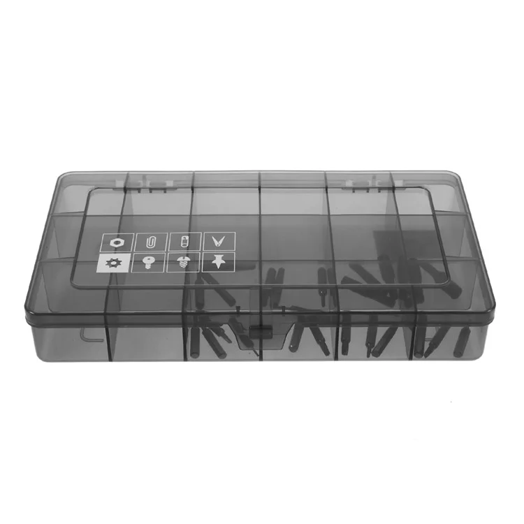 Components Repair Parts Storage Box 18 Compartments Trays
