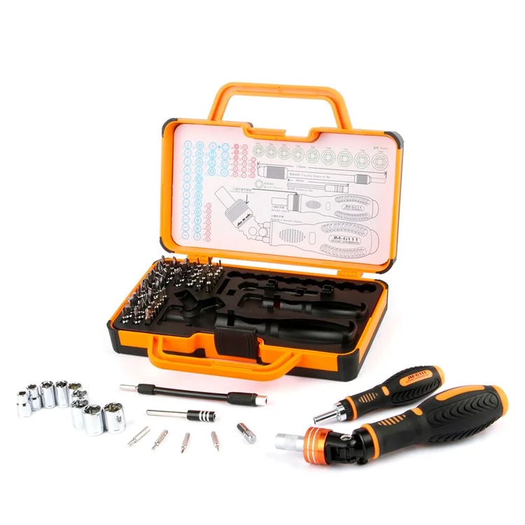 JAKEMY JM-6111 69-IN-1 Präzisionsschraubendreher Hardware-Reparatur Open Tools Abriss-Kit