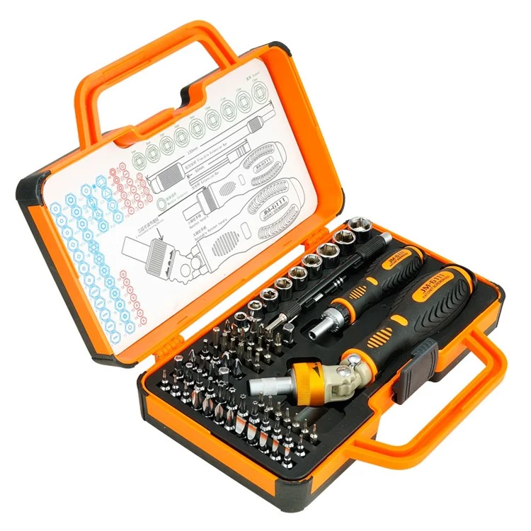 Jakemy JM-6111 69-em-1 Precision Screwdriver Reparação De Hardware De Ferramentas Abertas Kit De Demolição