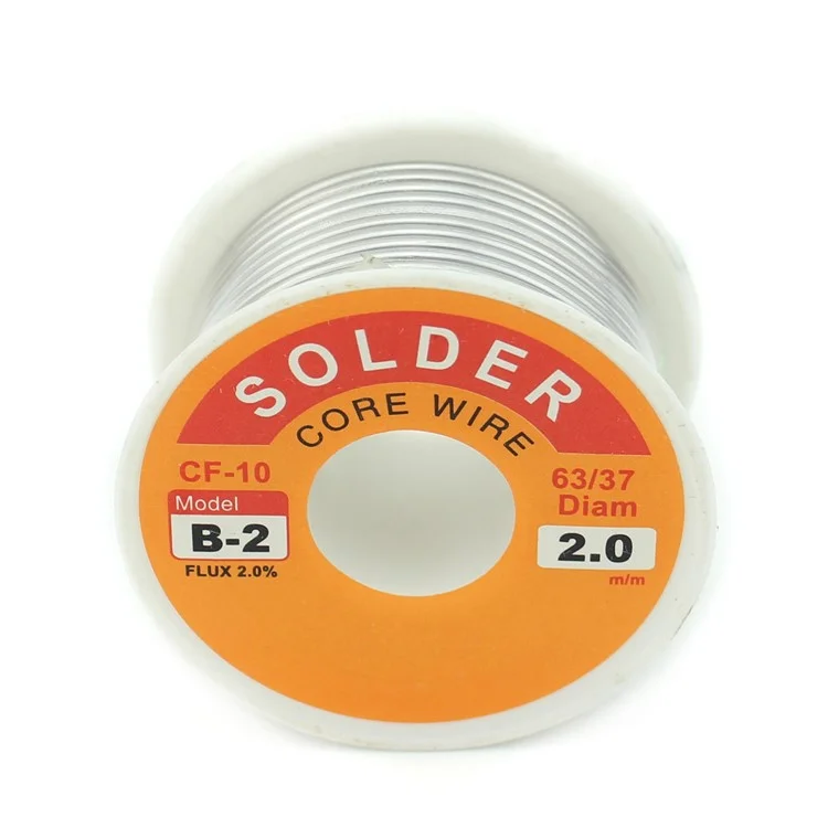 2.0mm 63/37 Tin Lead Welding Soldering Solder Wire Rosin Core Reel Roll