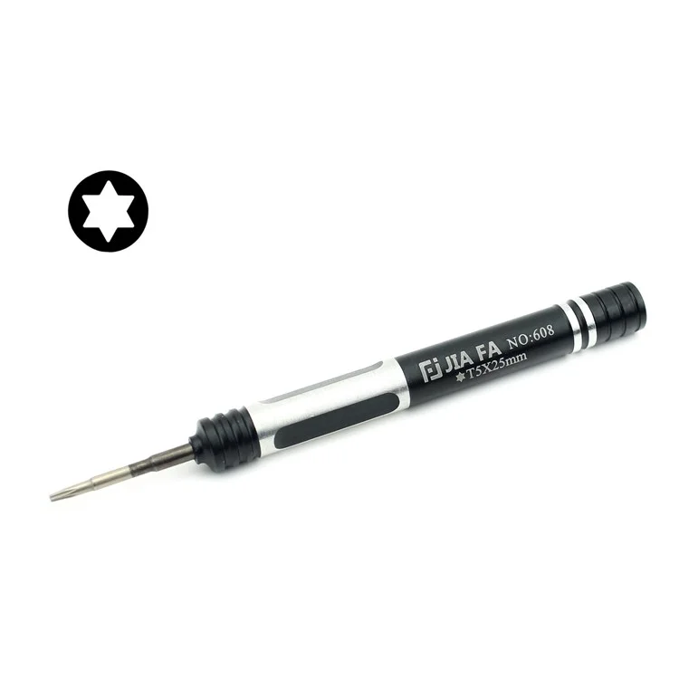 Tournevis Torx T5 x 25 mm Professionnel avec Poignée Anti-Dérapante