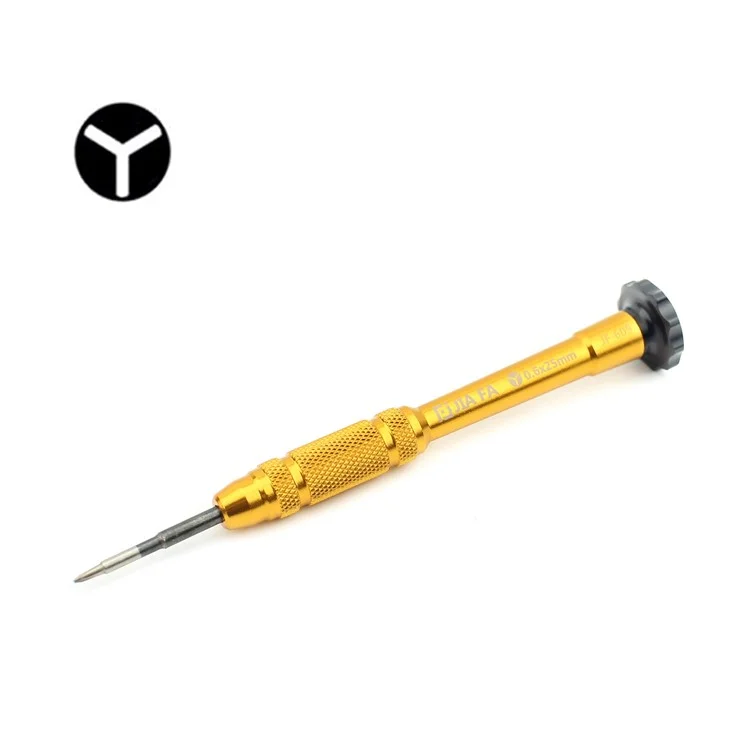 Professional Anti-slip Handle 0.6 Tri-wing Screwdriver - Gold Color