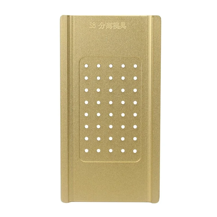 Curved LCD Touch Screen Aluminium Alloy Separator Mould for Samsung Galaxy S8 SM-G950 - Gold Color