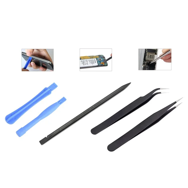 JF-8126 15 in 1 Repair Tool Set Opening Tool Kit for iPhone Samsung etc.