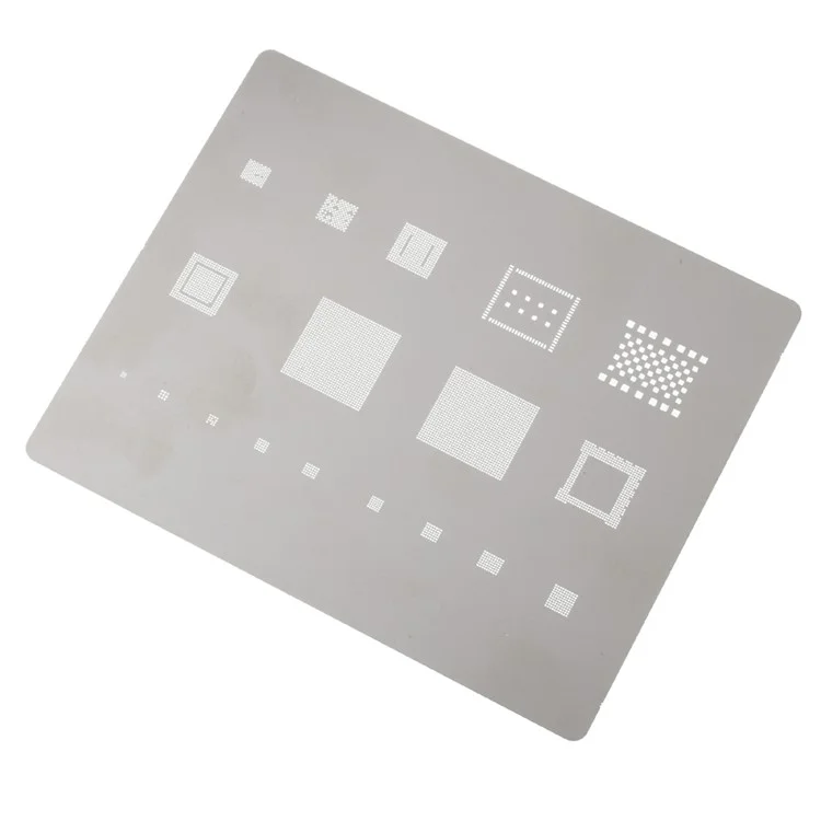 5Pcs/Set Solder Tin Plate BGA Steel Mesh IC Chip Plating Mesh for iPad Pro, iPad Mini, Etc.