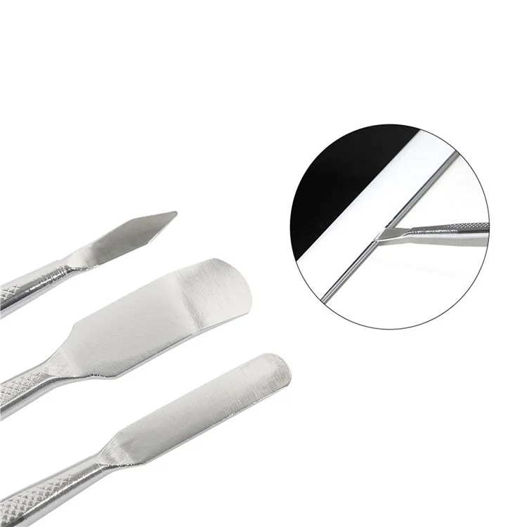 3pcs / Set Tool D'ouverture Du Bâton De Métal Double Face Pour Les Smartphones Et Les Tablettes