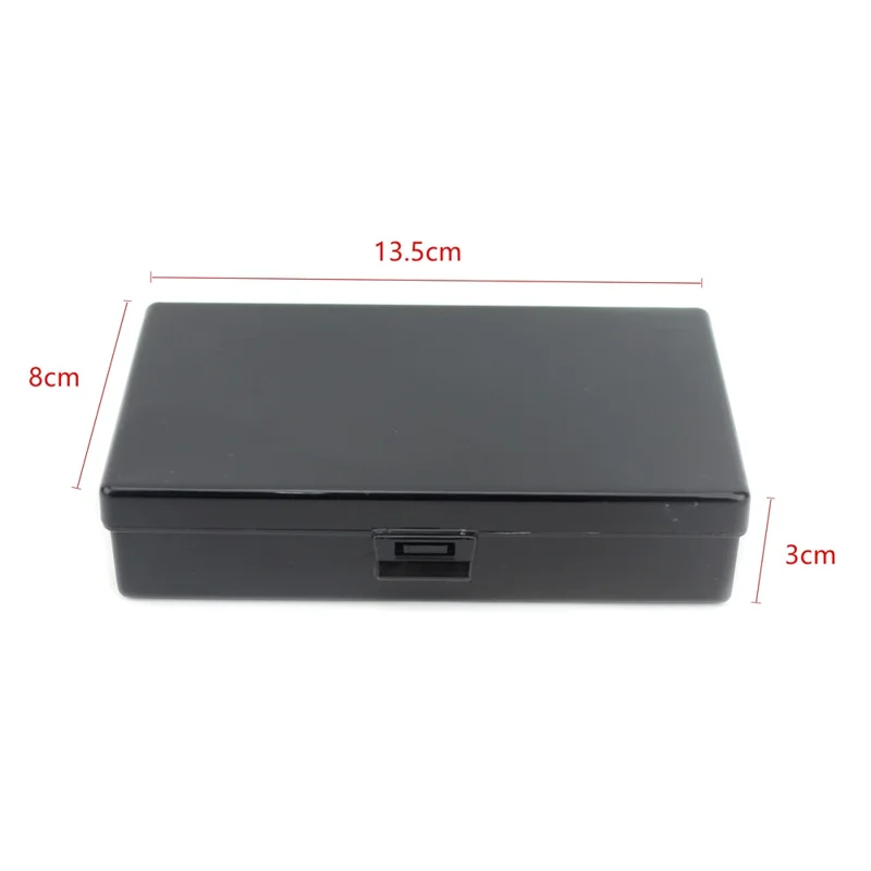 P8832 Пластиковый ящик для хранения с замком для отвёрток - Чёрный