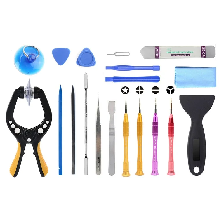 JF-8131 Kit D'outils De Réparation De Comprimés Smartphones 19 In-1