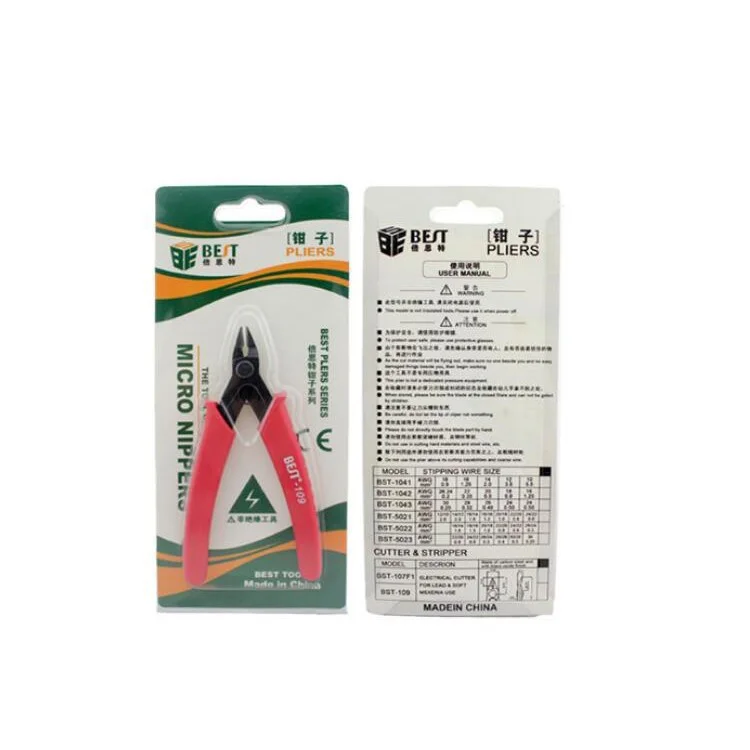 BEST BST-109 Coupe-câble électronique en cuivre Coupe-câble diagonal Pinces