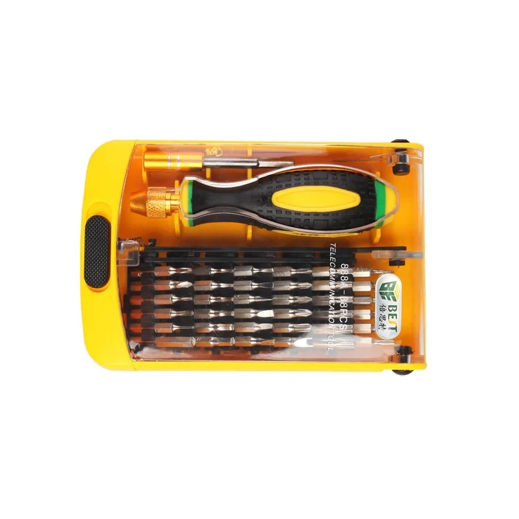 BEST BST-888A 38 in 1 Interchangeable CR-V Bits Screwdriver Set Multipurpose Repair Tool Kit for Phones PCs