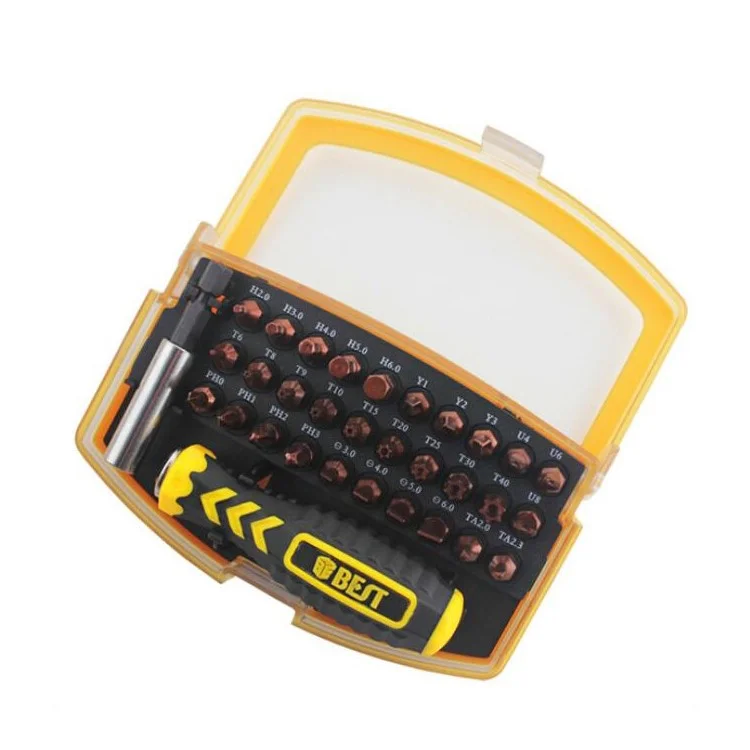 BEST BST-2166B 32 in 1 Interchangeable Precise Manual Screwdriver Set Multipurpose Repair Tools Kit