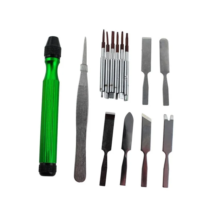 BEST BST-302 14-in-1 Precision Screwdriver Tweezers Pry Repair Tool Kit