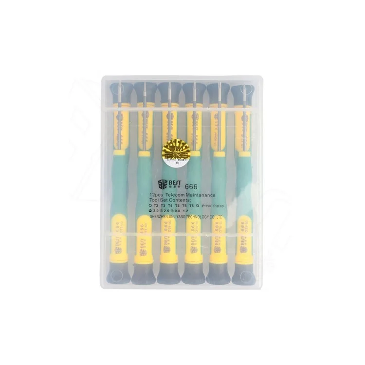 BEST BST-666 12 in 1 Screwdriver Kit Repair Tool Set