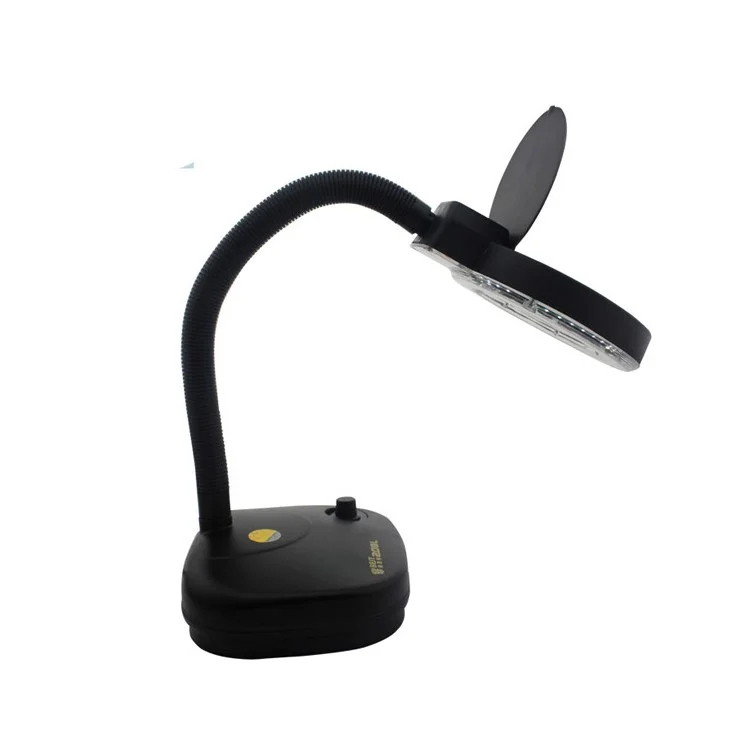 BEST BST-208L Adjustable Brightness 2.7W LED Lamp 2X/10X Magnifying Glass - AC 110V