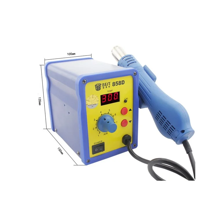 BEST BST-858D Digital Lead-free Spiral Heat Gun Hot-air Blower - AC 110V