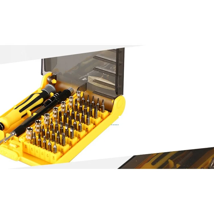 KAISI 45 in 1 Multi-function Precision Screwdriver Repair Tools with Extension Rod