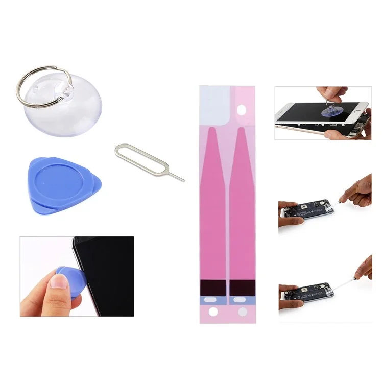 JF-8157 9-in-1 Battery Adhesive Sticker Screwdriver Repair Tool Set for iPhone 5s / 5 / 5c / SE