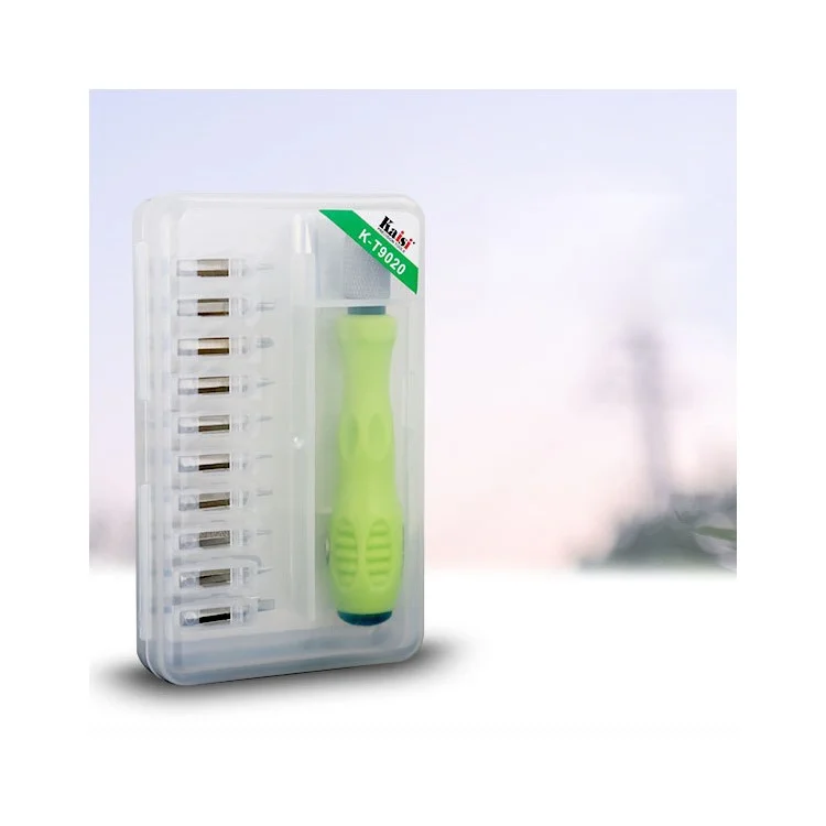 K-T9020 Disassemble Screwdriver Repairing Tool Set with 20 Bits for Mobile Phone