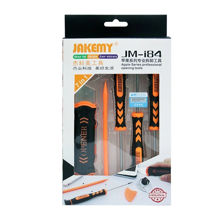 Jakemy JM-I84 7-in-1 Professionelle Öffnungswerkzeuge Präzisionsschraubendreher Set Set