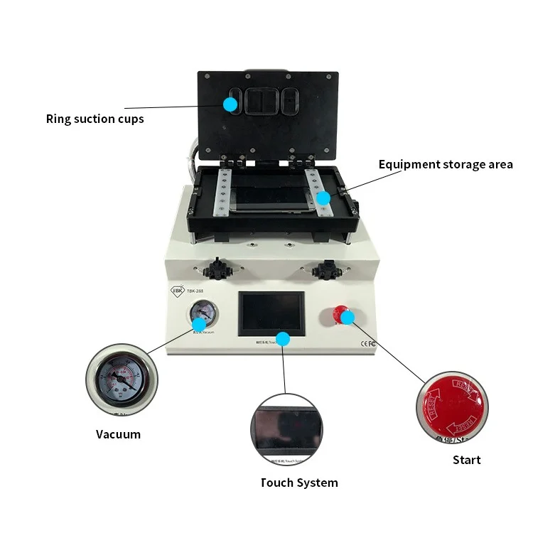 TBK-288 Automatic Framework Dismantle Machine for Smartphones Maintenance - AC 110V/US Plug