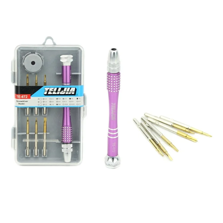 TE-967A 8-in-1 Precision Handle Screwdrivers Repair Tools Set