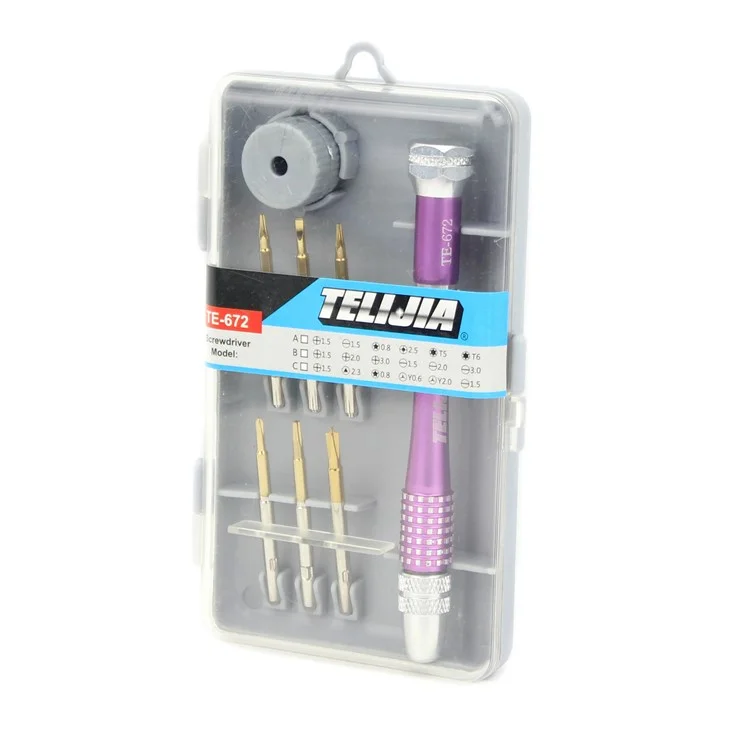 TE-967A 8-in-1 Precision Handle Screwdrivers Repair Tools Set