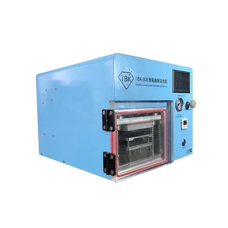 TBK-508 Professional Smart Curved Screen Laminating Bubble Removing Machine Built-in Vacuum Pump 110V - US Plug